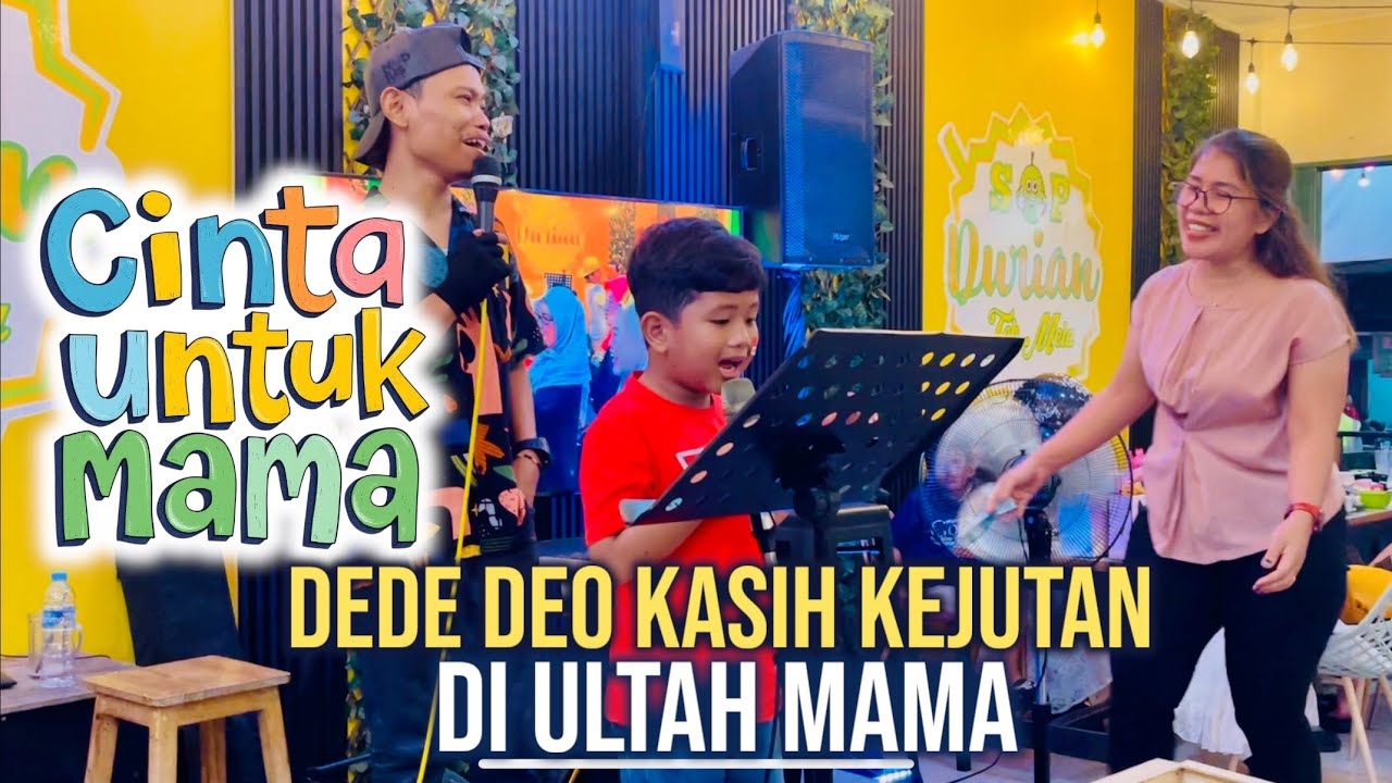 Dede Deo Mempersembahkan Lagu Di Ulang Tahun Mama Tersayang “CINTA UNTUK MAMA”