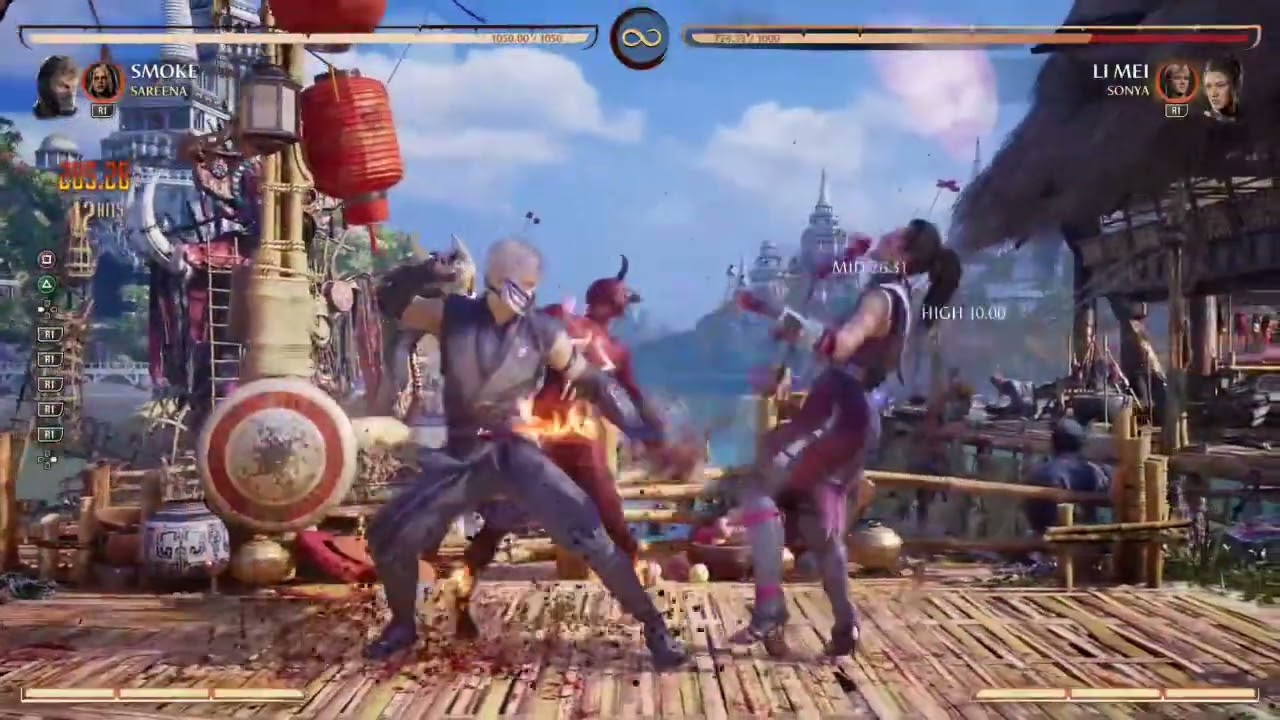 Smoke Mk1 35 HIT COMBO! - 73% Damage cancel combo