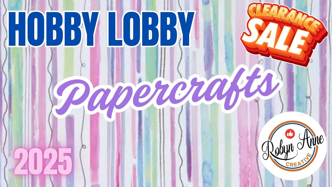 Hobby Lobby Clearance Haul ✂️ Papercrafts SALE | Vinyl, Stickers, Planners & More! August 2025
