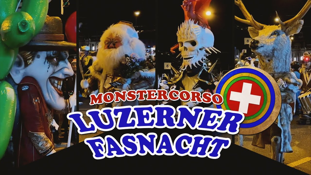 Luzerner #Fasnacht 2024: Das Grande Finale mit dem #Monstercorso in der Innenstadt vo Lozärn
