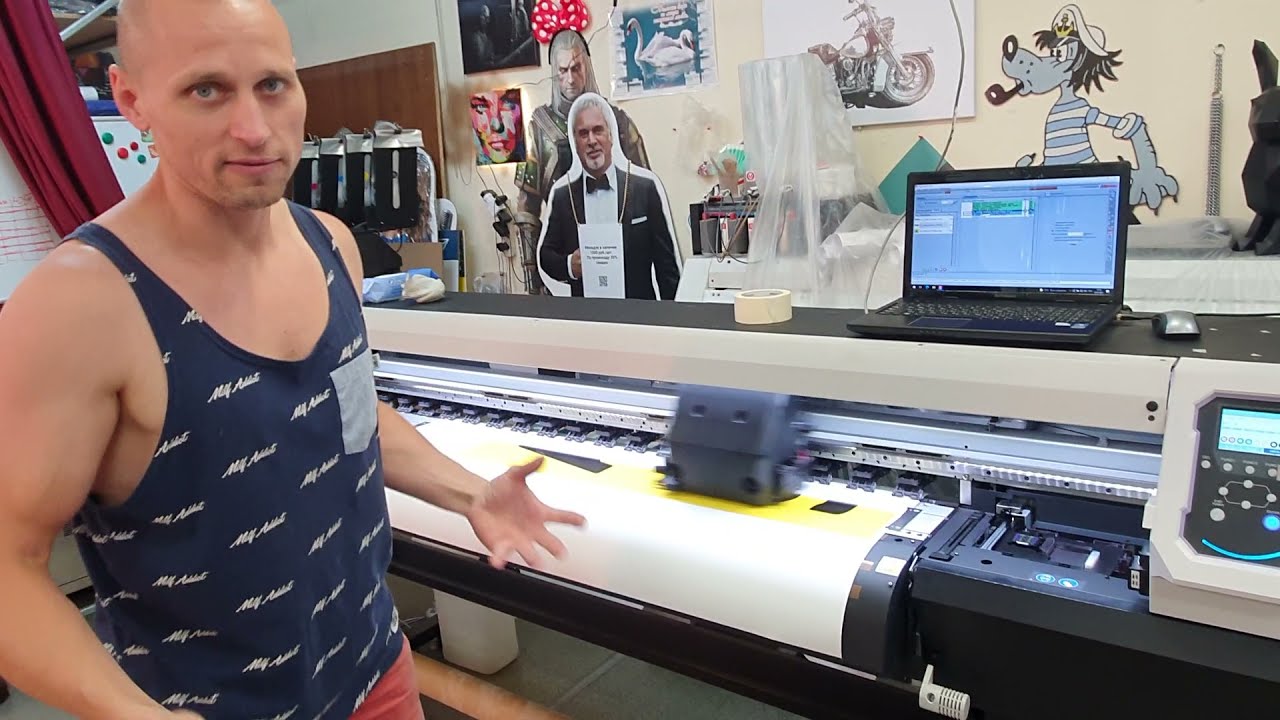Обзор широкоформатного плоттера для интерьерной печати Mimaki