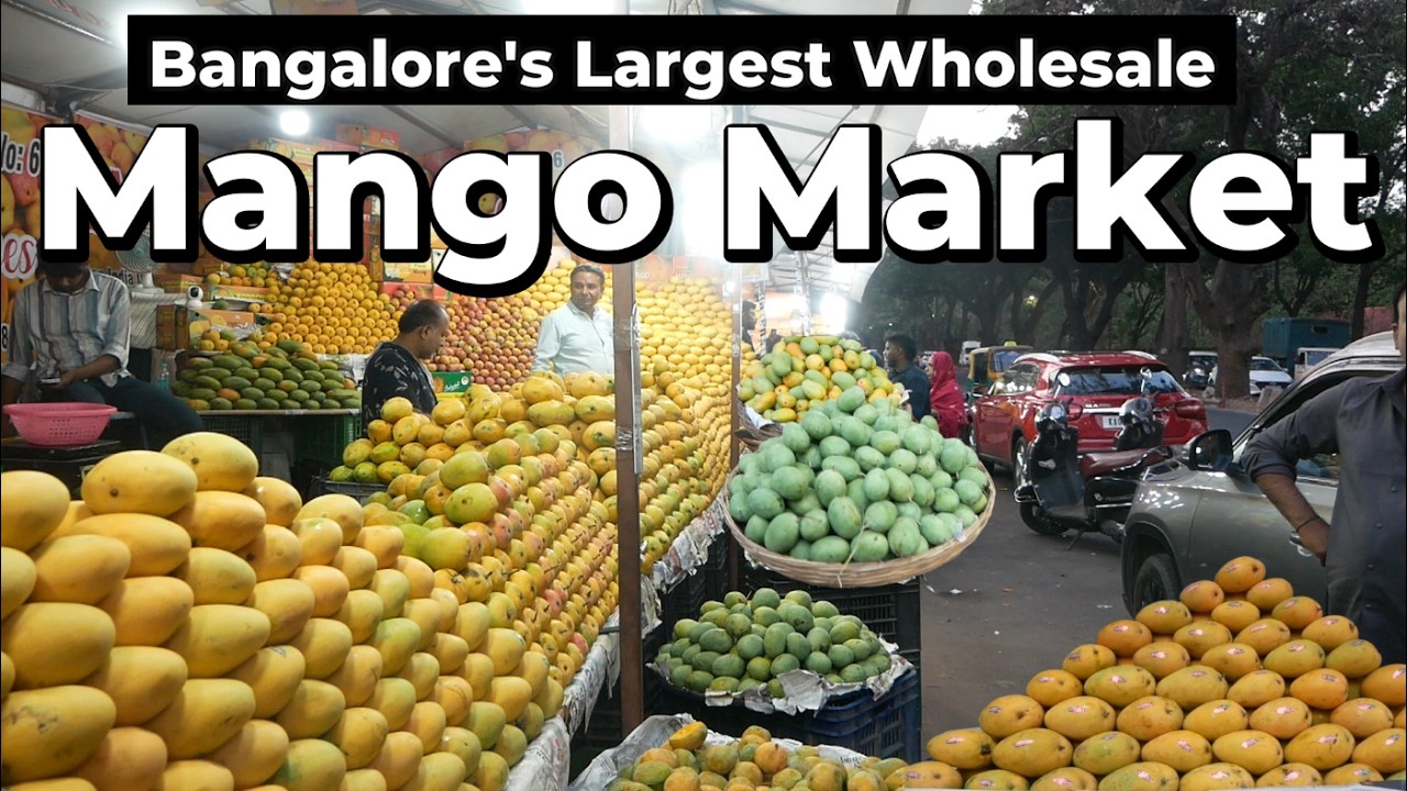 Bangalore&rsquo;s Largest Wholesale Mango Market 2026 | Best Mango Varieties, Cheap Prices Bengaluru