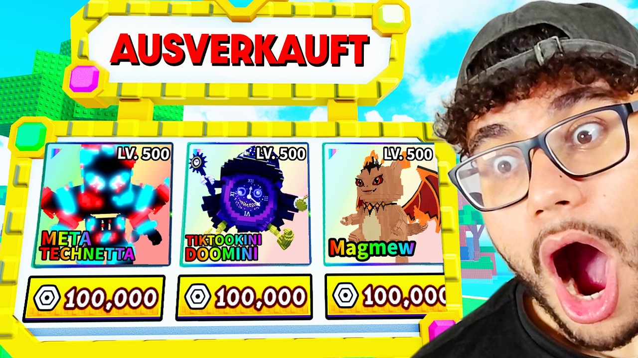 Ich KAUFE ALLE INFINITY BRAINROTS im TRADING PLAZA! 😱