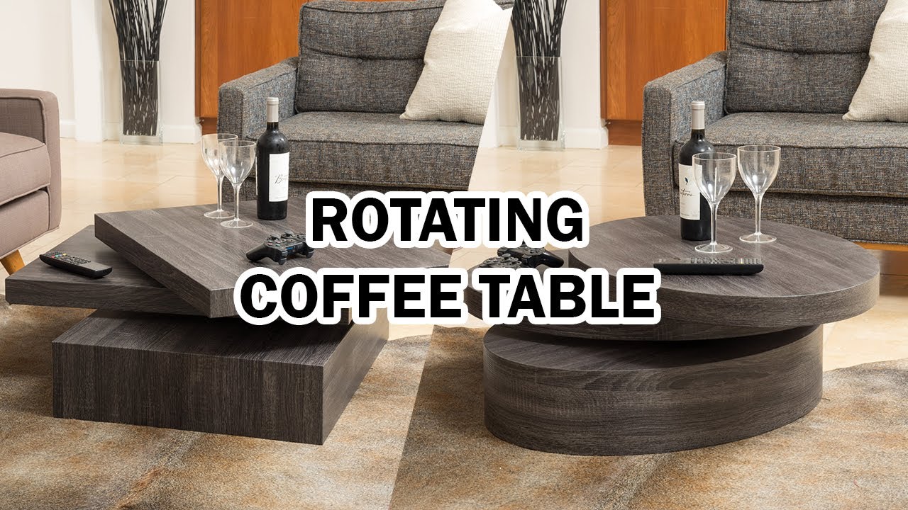 Rotating Coffee Table Review - Furniture Home Decor