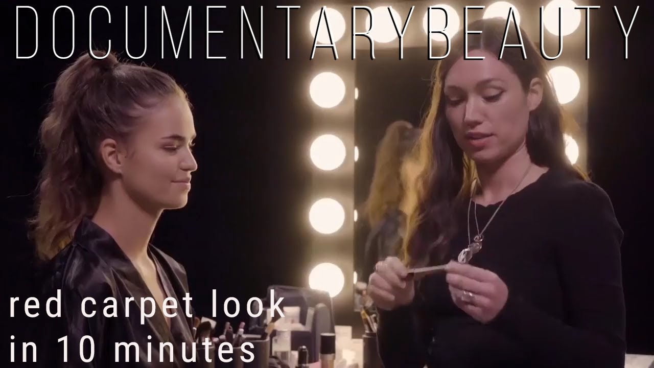 10 Minute Easy Red Carpet Makeup Look on  Robin Holzken | Sports Illustrated Swimwear Collaboration