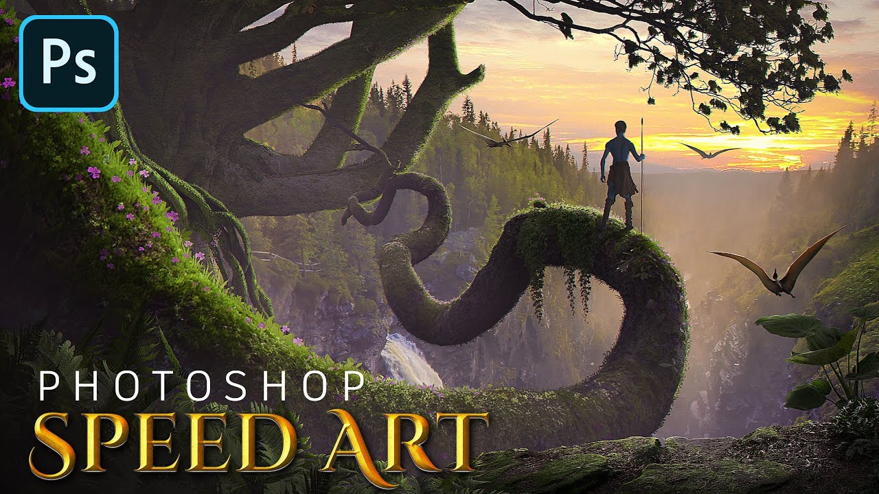 Fantasy Scene Photo Manipulation Speed Art | Photoshop Tutorial