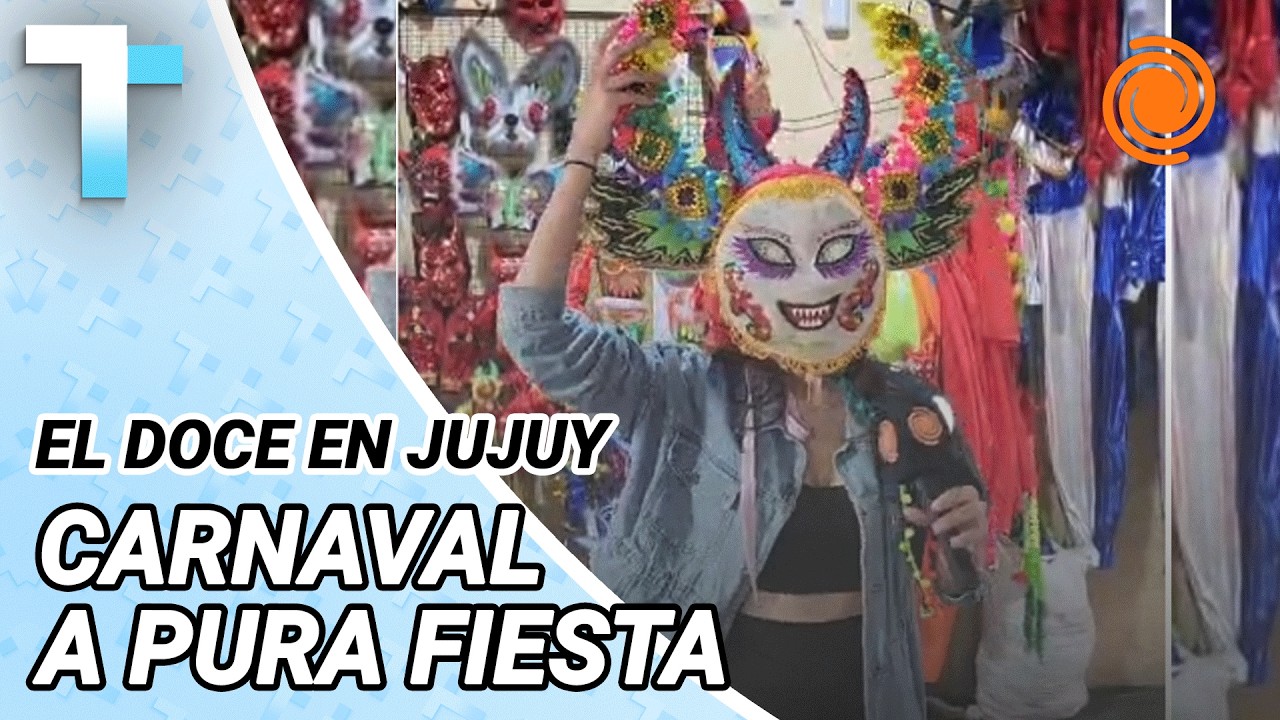El Doce en el Carnaval de Jujuy: tradición, máscaras y carnavalito