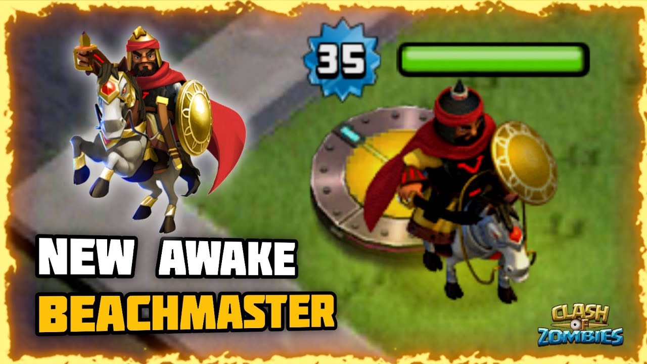 REVIEW NEW BEACHMASTER AWAKE GAMEPLAY | #CLASHOFZOMBIES