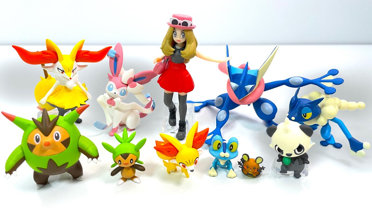 Pokemon scale world Kalos Region Set 