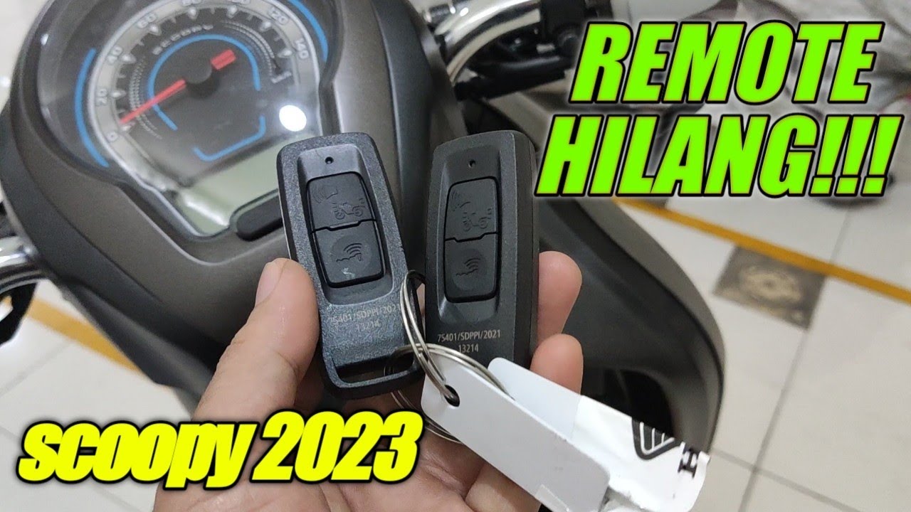 CARA MENGATASI REMOT SCOOPY HILANG SEMUA || SCOOPY 2023