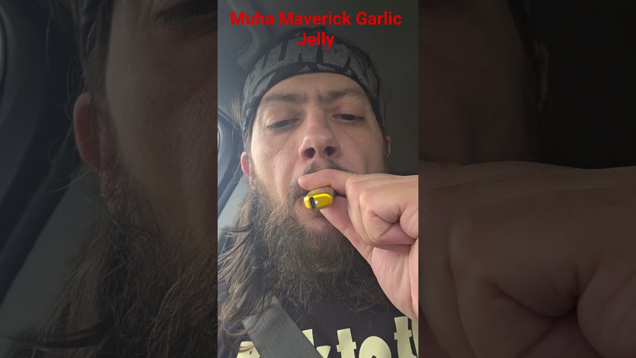 Garlic Jelly Hash Rosin Disposable by Muha Meds, Maverick edition  half g Disposable. 