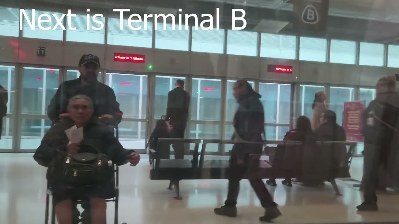 Locating EWR Newark airport Departures of all terminals - Part Three