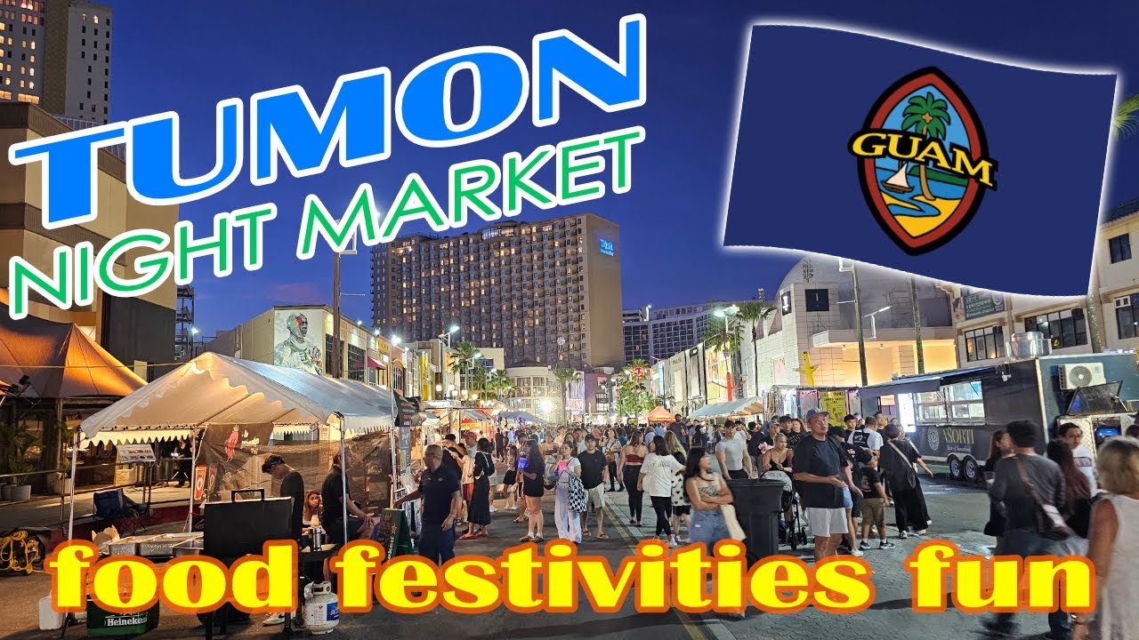 Strolling Through Guam's New Tumon Night Market | Vlog