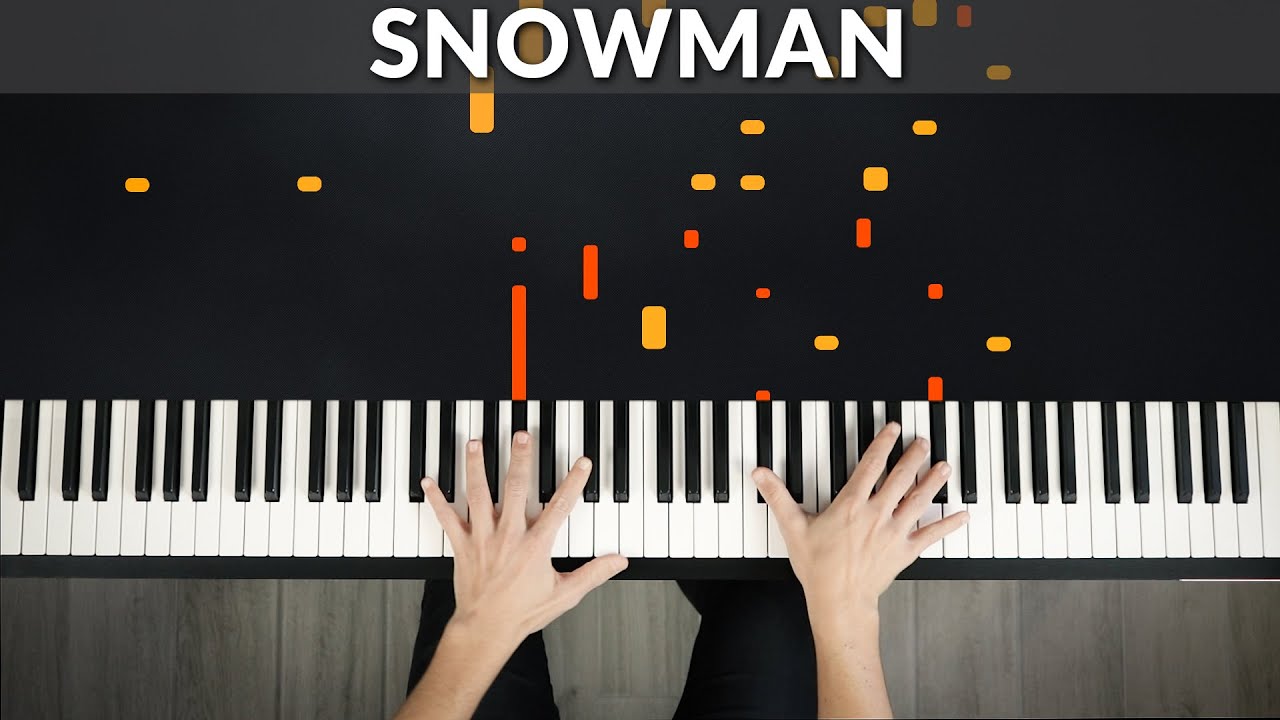 Snowman - Sia | Tutorial of my Piano Cover