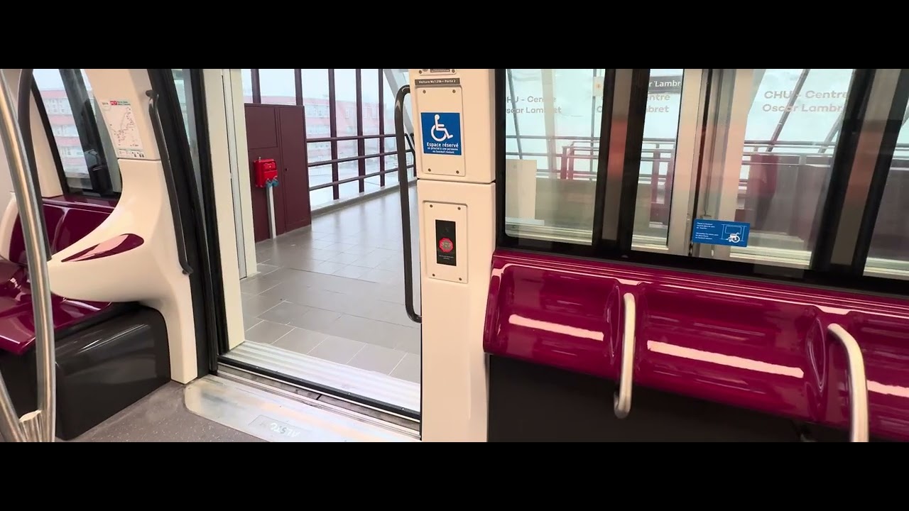 Métro de Lille - Rame MC218 sous la neige