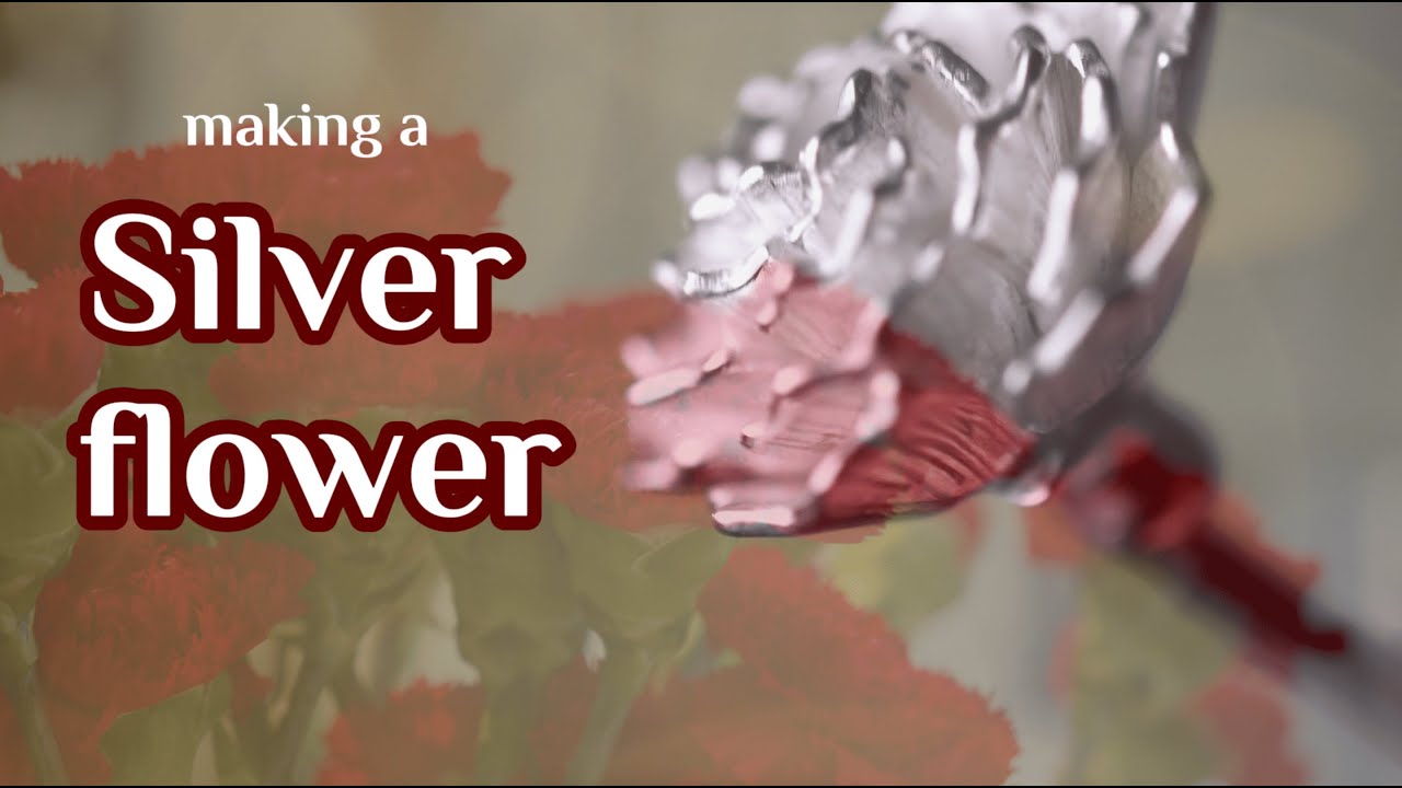 The Secret behind Red Carnations in Portugal | Making a silver flower!