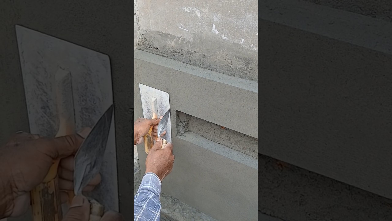 ​Satisfying Cement Border Cutting ASMR #shortvideo