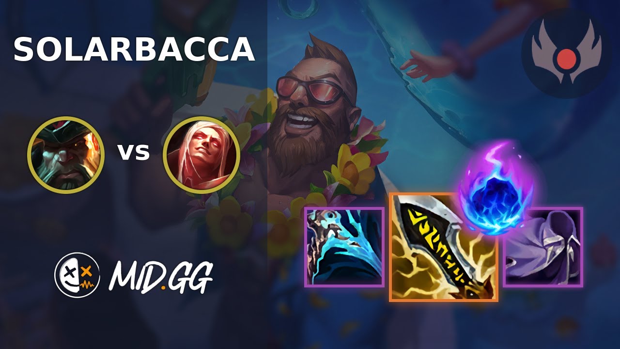 MID.GG: [ solarbacca ] Gangplank TOP vs Vladimir | NA GRANDMASTER | LOL Season 2025