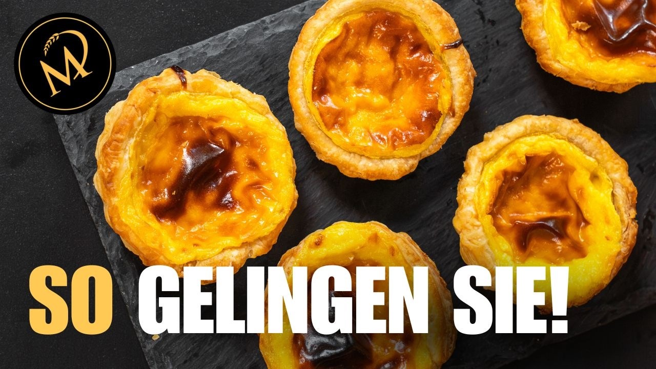 Pastel de Nata selber machen  - Puddingtörtchen | Blätterteige selber machen - NEUER ONLINE-KURS