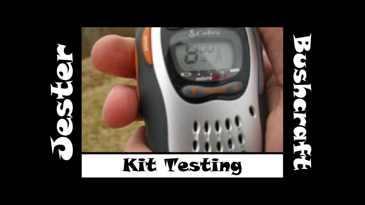 Bushcraft - Kit Testing - PMR446, Get Altitude App & Montane Smock