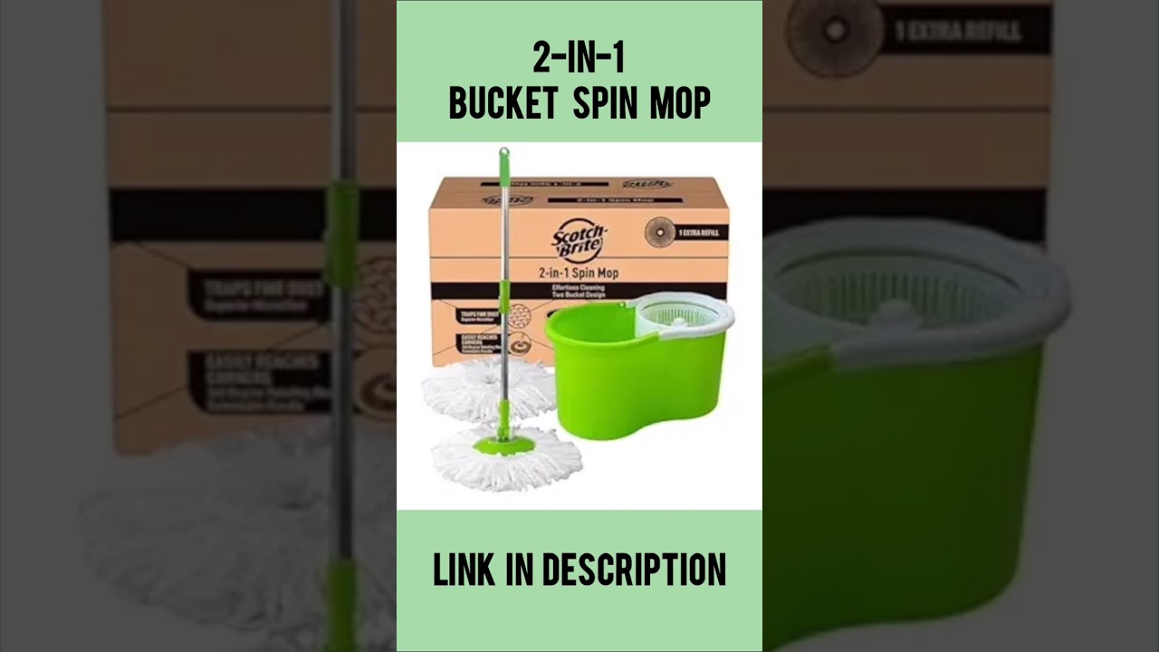 2-in-1 Bucket Spin Mop