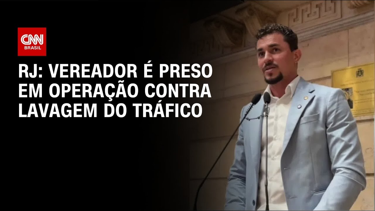 Vereador é preso em operação contra Comando Vermelho no RJ | CNN NOVO DIA