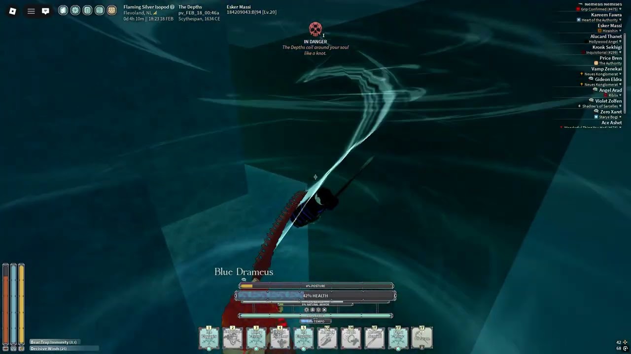 Deepwoken cheater.