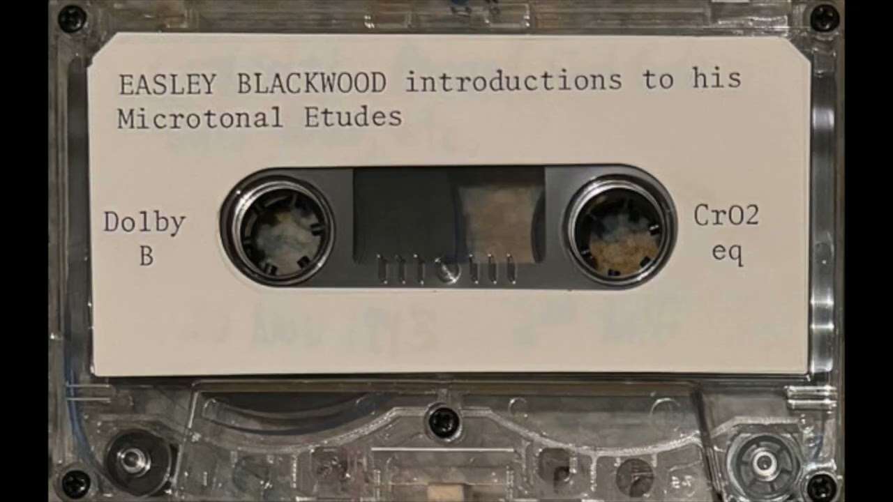 Easley Blackwood - Introductions To His Microtonal Etudes