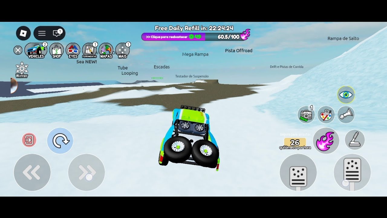 Roblox [❄️] Car Suspension Test - Gameplay #roblox #videoshorts #livestream 
