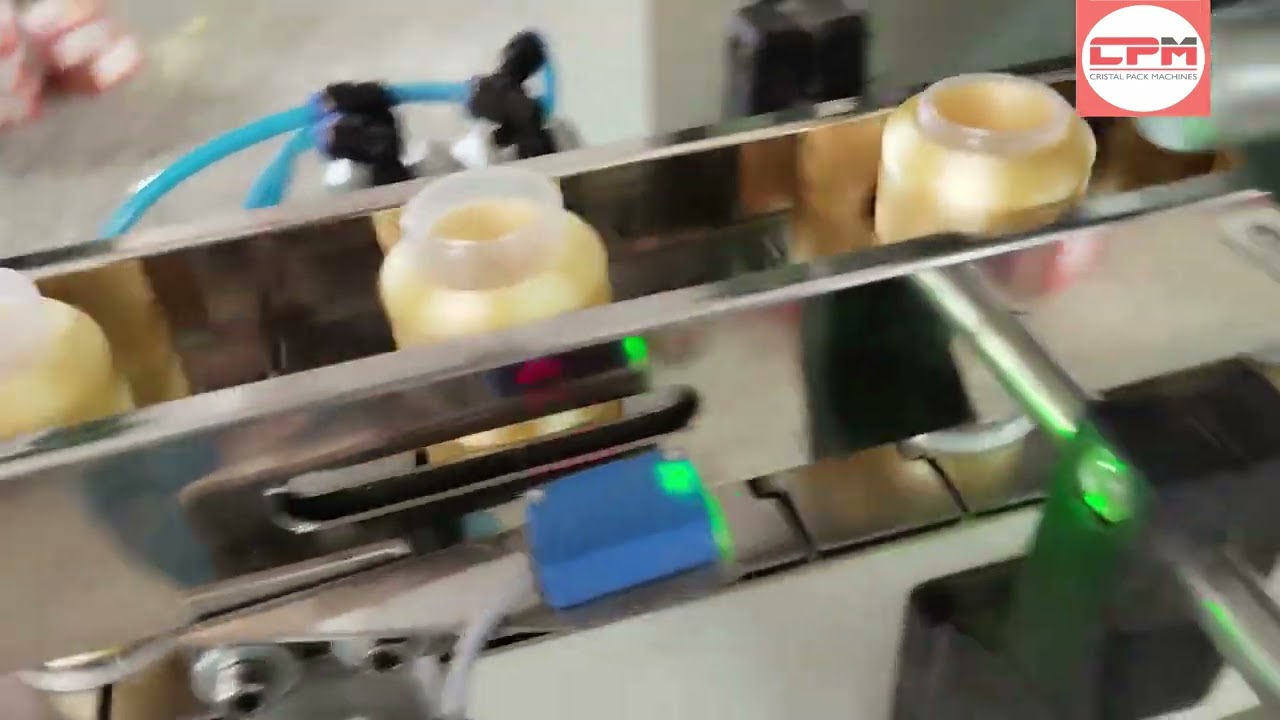 Embroidery Threaded Cone Dhaga Sleeve applicator Machine  Viscose Spun Packing Machine