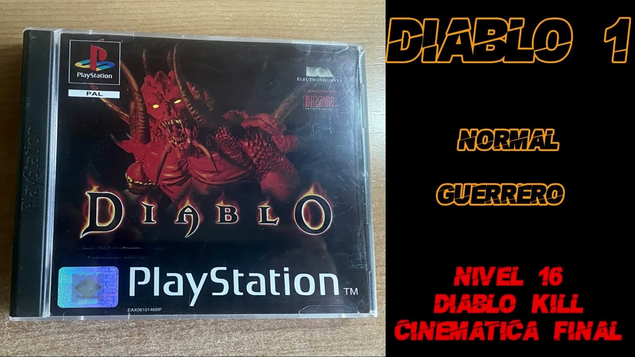 DIABLO PS1 PSX NIVEL 16 DIABLO KILL CINEMATICA FINAL