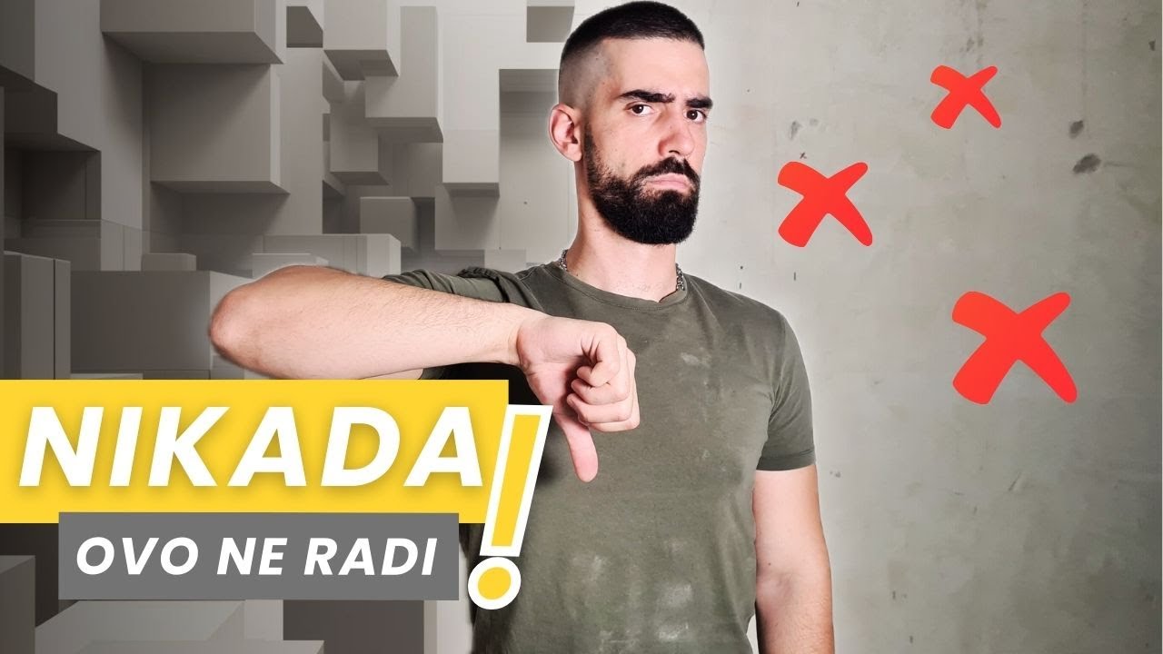 7 čestih gre&scaron;aka pri malterisanju