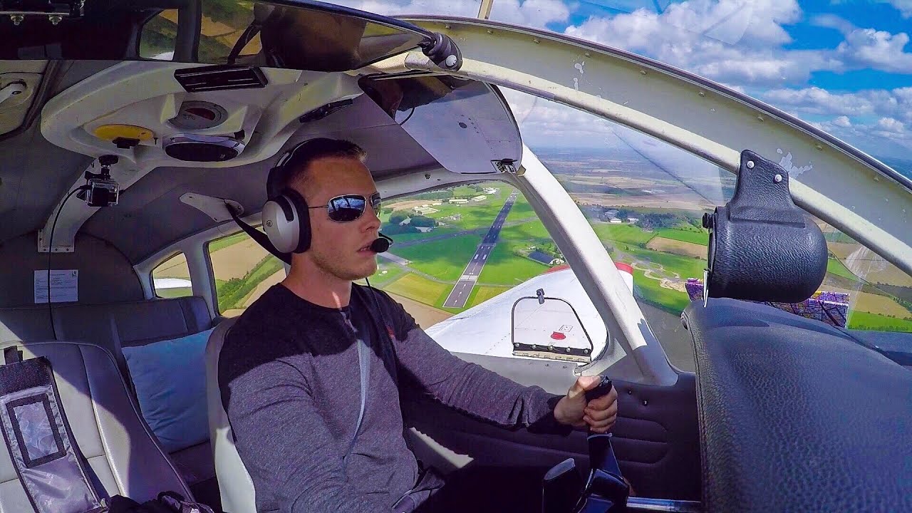 PPL Solo Qualifying Cross Country - PA28 With ATC Audio