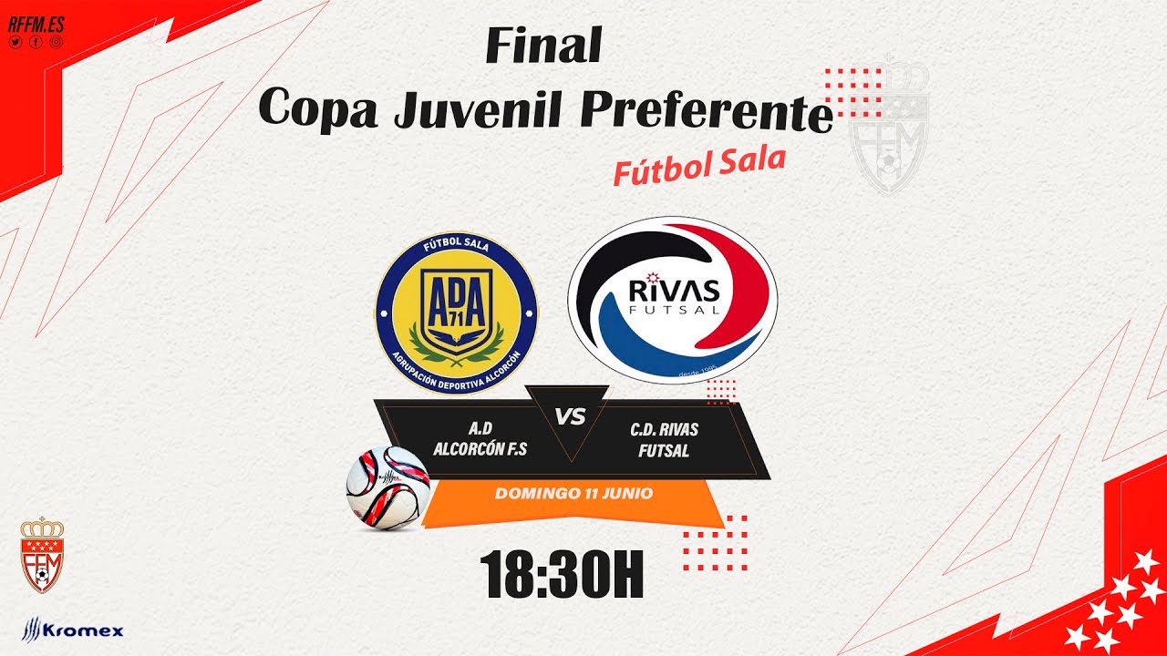 FINAL Copa Juvenil Preferente RFFM Fútbol Sala 22/23 |  A.D. ALCORCON F.S. 