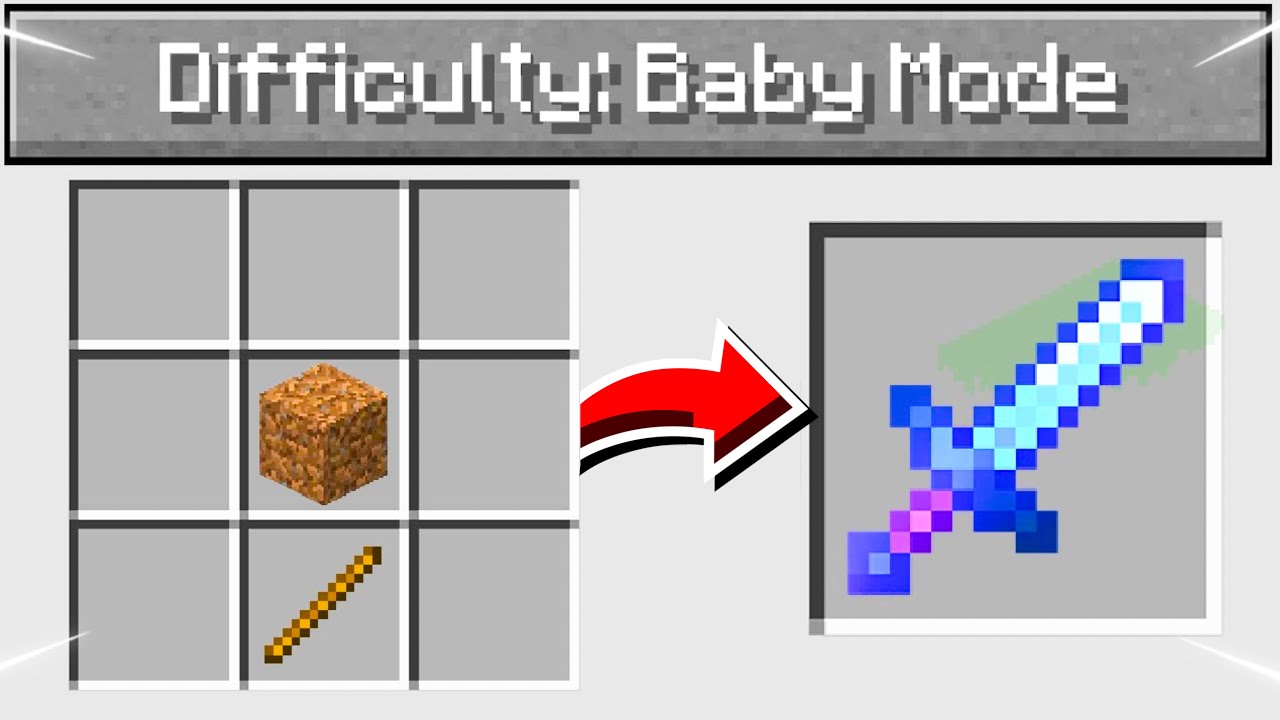 Minecraft, But Its Baby Mode Difficulty&hellip;