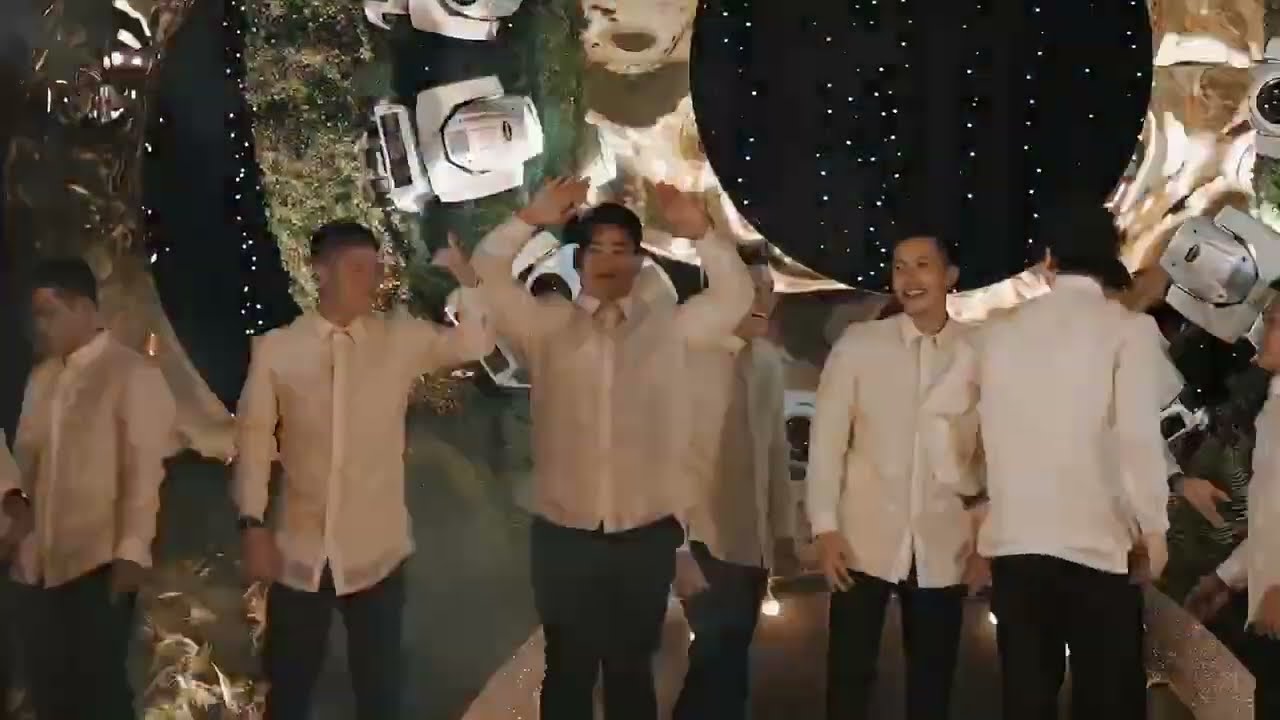 ATOM ARAULLO&rsquo;s TITOS OF MANILA DANCE MOVES at the wedding of Hidilyn Diaz & Julius Naranjo
