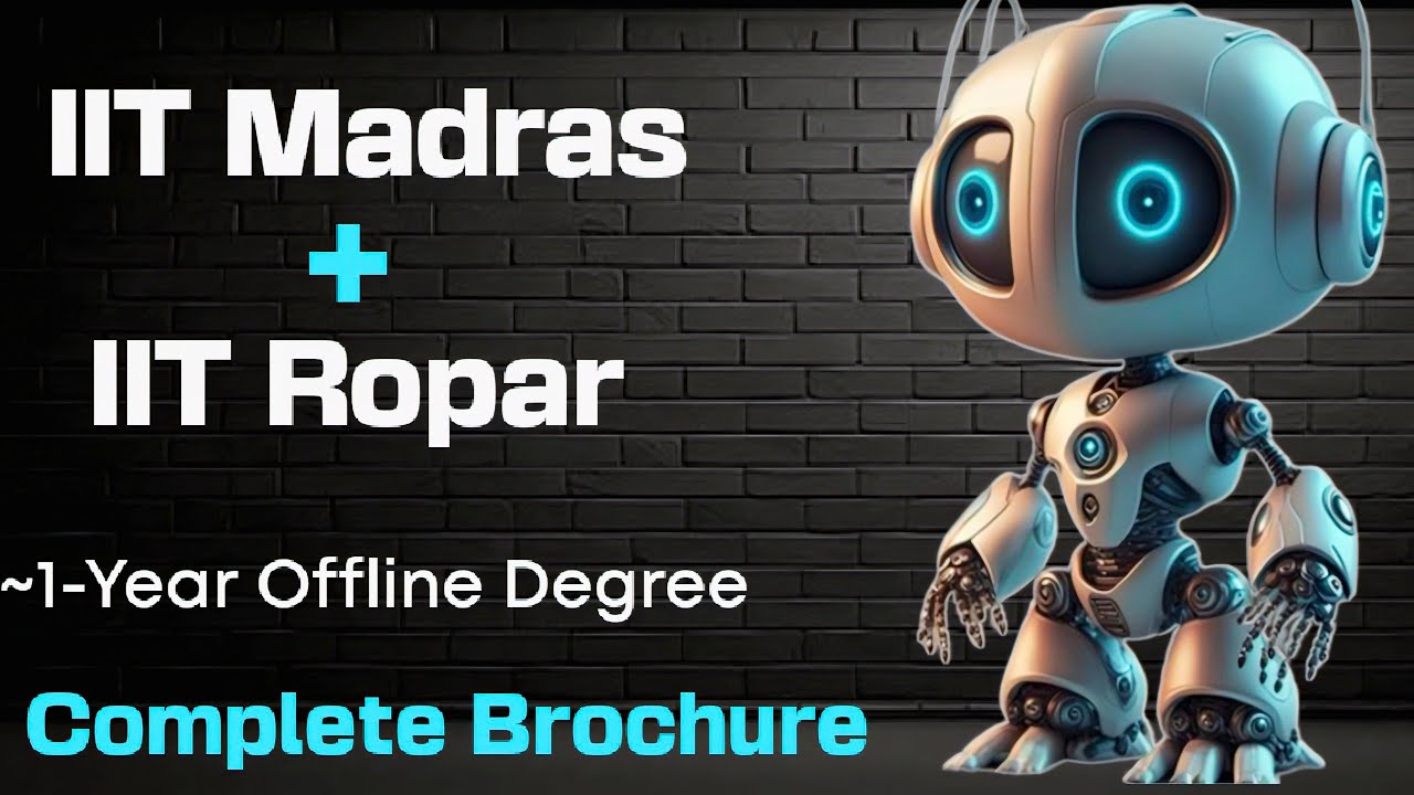 1-Year Off-Campus MS Degree by IIT Madras & IIT Ropar: Apply Now 📌