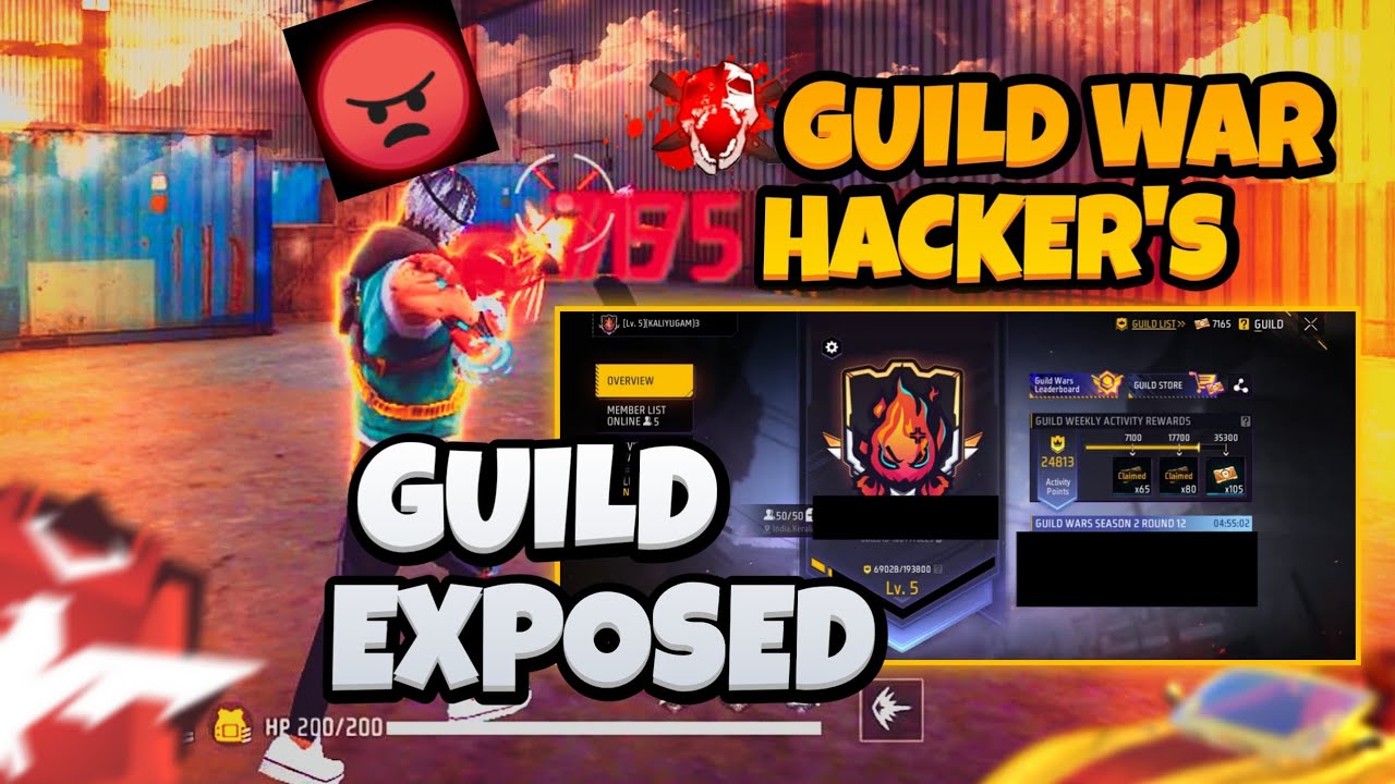 LAST WARNING GUILD PUSHING GUILD WAR WITH HACKERS 🤬🤬🤬 #freefire #ffhackers #ff