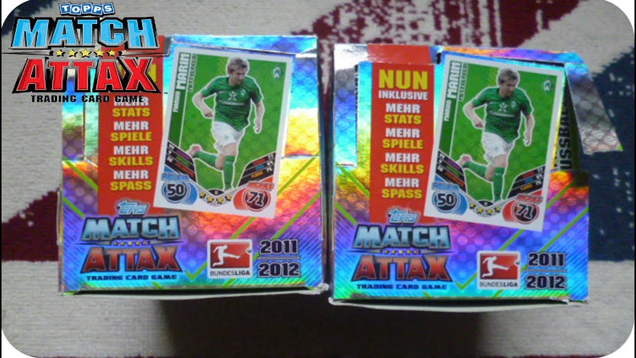 Topps Match Attax 11/12 DISPLAY Unboxing [HD+] ★ 200 Booster