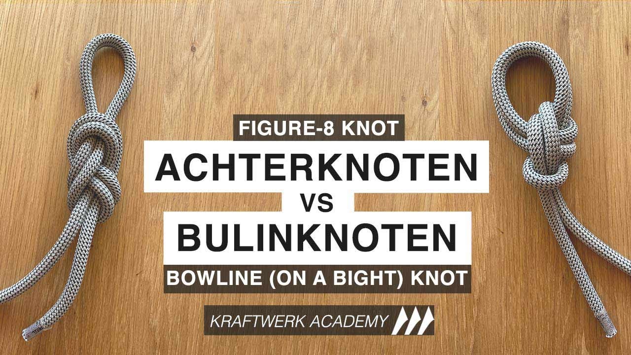 Achterknoten vs Doppelte Bulinknoten