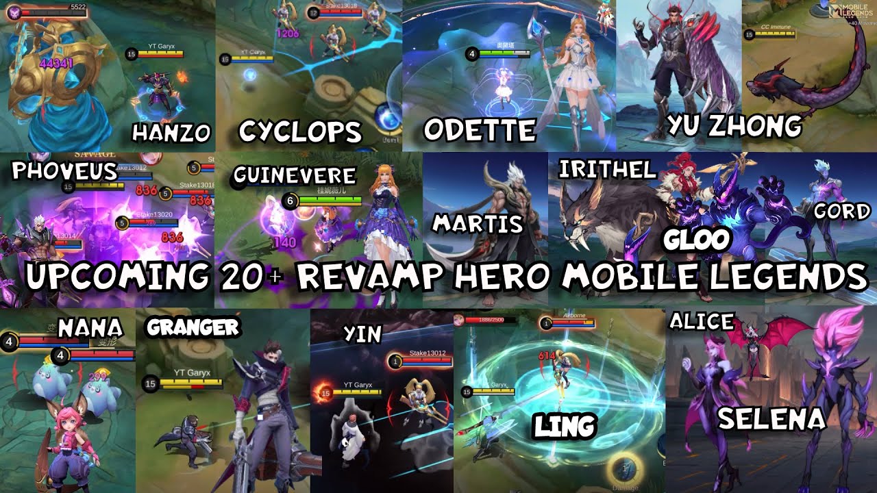 MLBB REVAMP HERO || MOBILE LEGENDS HERO REVAMP || REVAMP HERO MLBB || MOBILE LEGENDS REVAMP HERO