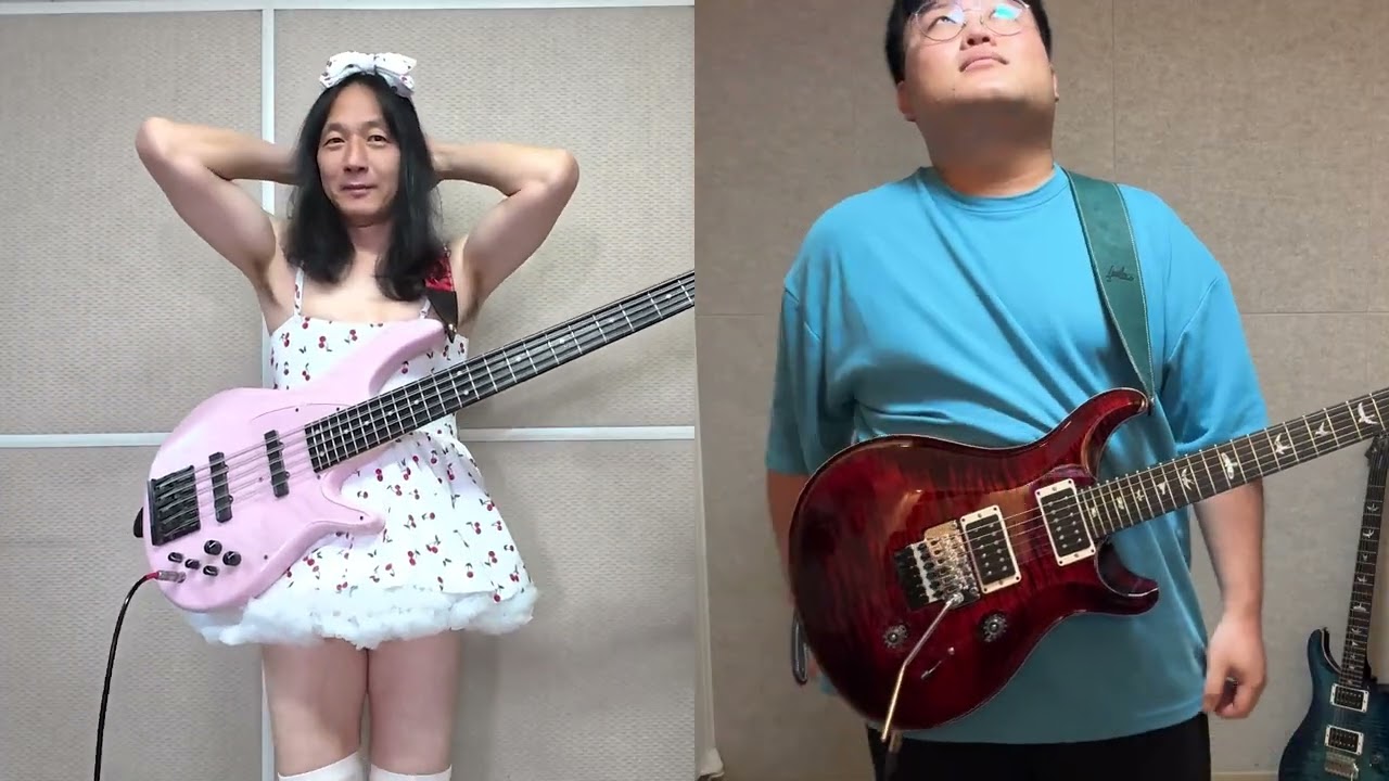 YOASOBI - 축복(祝福) l Guitar x Bass Cover (with.H.J.Freaks)
