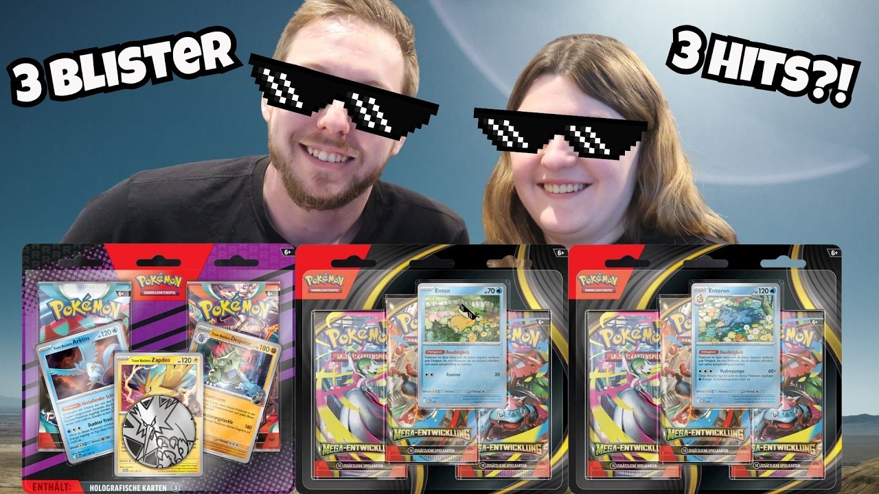 Wir öffnen die DREISTEN DREI Blister! 🤯