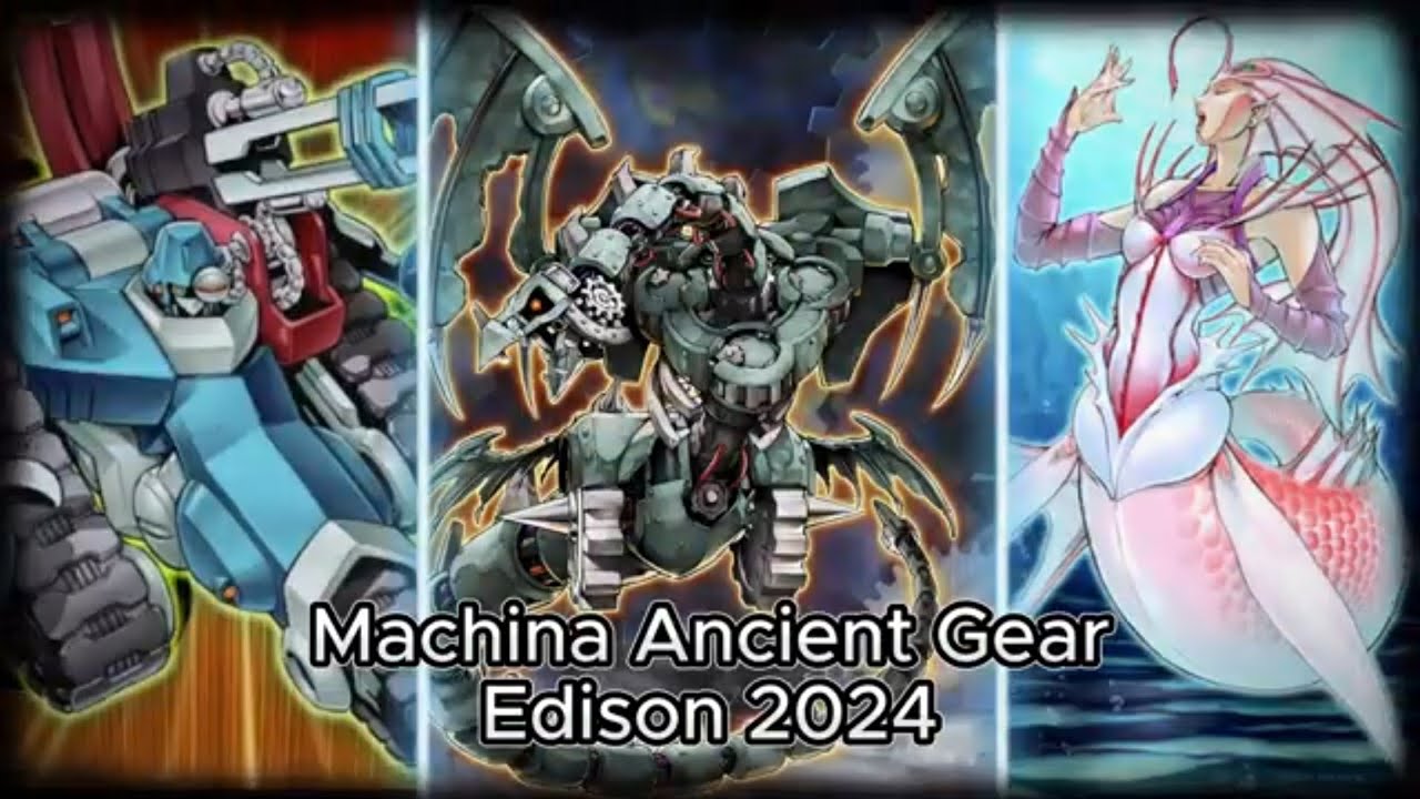 YuGiOh Machina Edison Deck 2024 FT. Ancient Gear