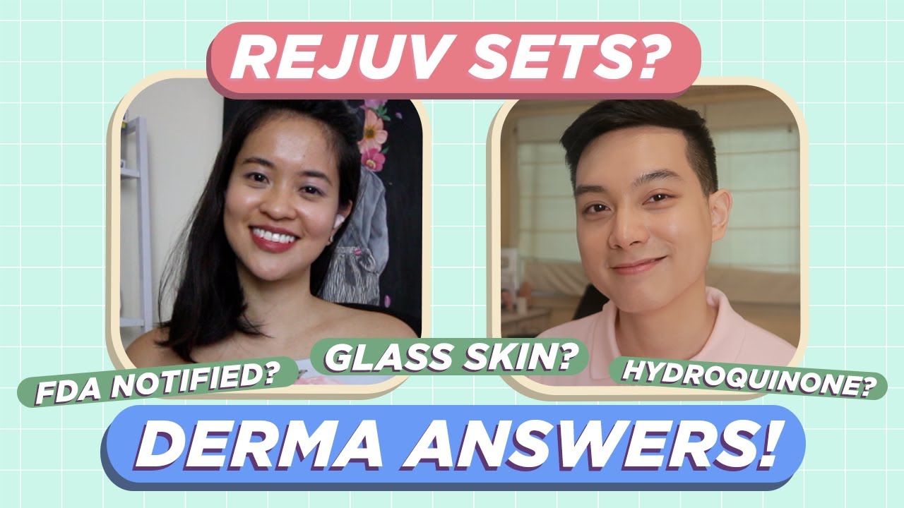 Asking a DERMATOLOGIST about REJUV SETS! (Filipino) | Jan Angelo