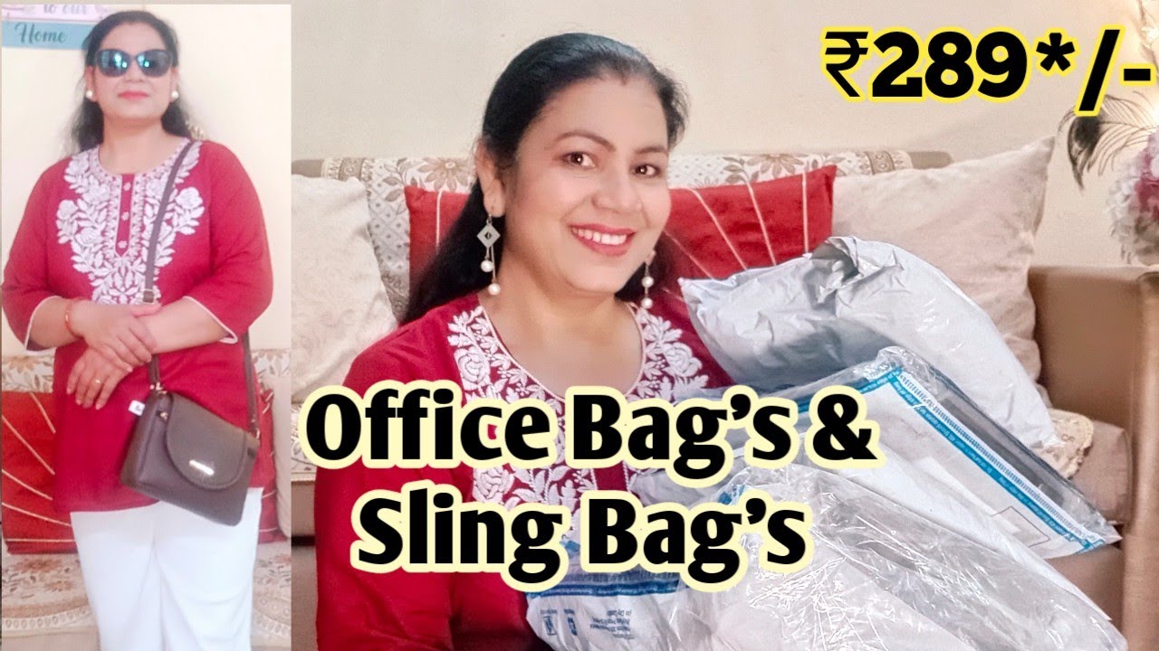 Affordable Office Bag & Sling Bag 🛍️ Flipkart Shoulder Bag's ₹ 289/- 🛍️ Be Simple Anu 