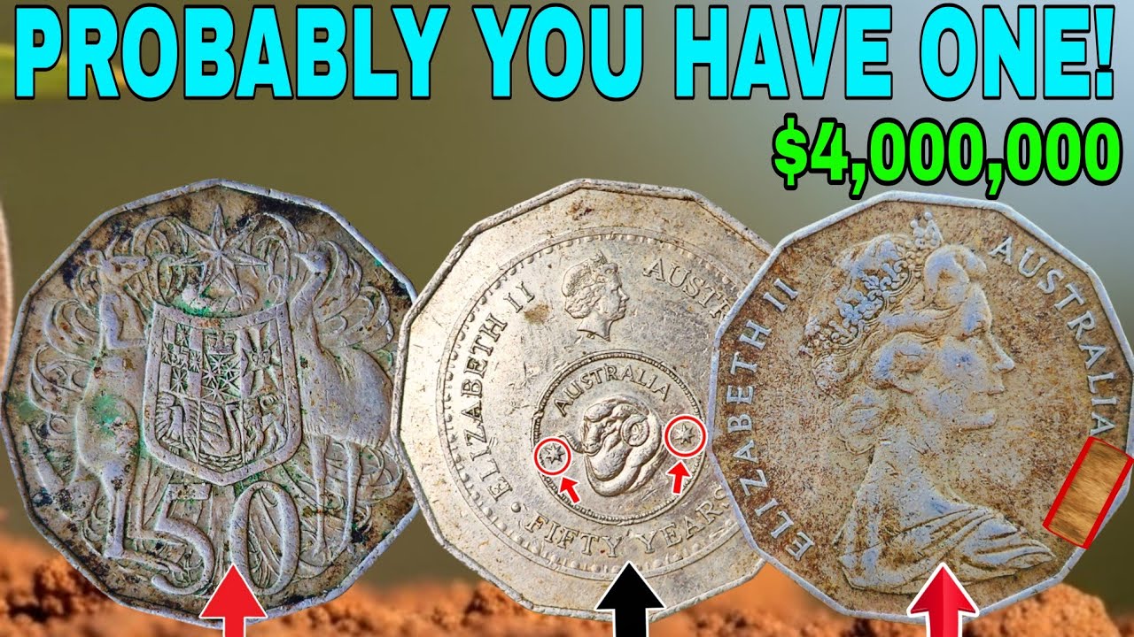 This 5 Australia 50 cent Are Worth Over $100,000 Each - Check Your Pocket Change Now!