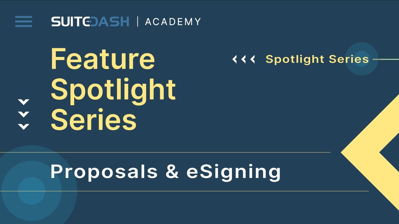Cloud Based Proposals w/ eSigning & Automated Workflows!