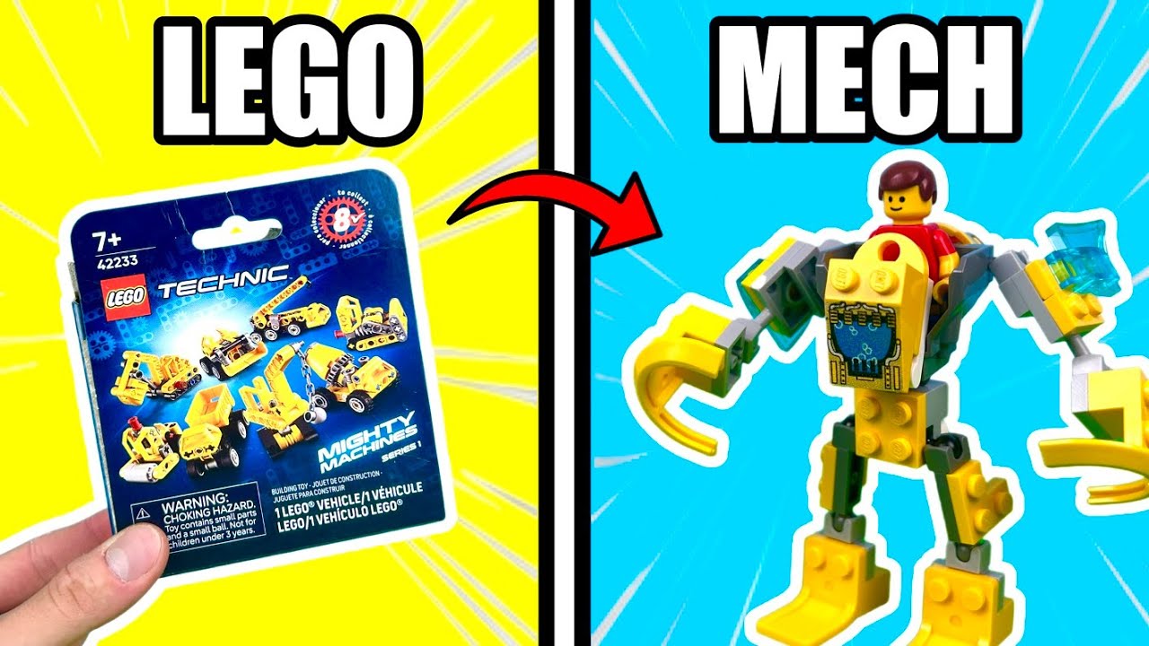 Я построил МЕХА из слепых коробок LEGO Technic...