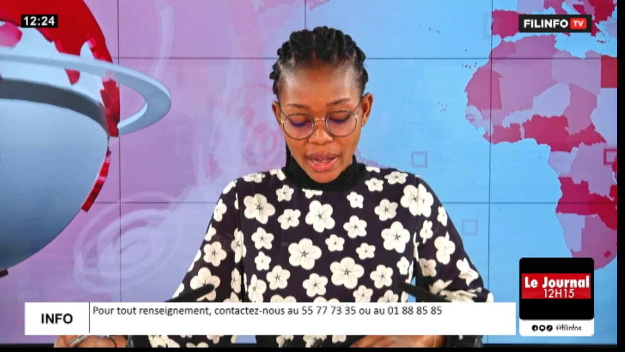 Vous suivez le journal en francais de 12H15 du 26 février présenté par Marina NEBIE